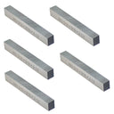 5 PC M42 Cobalt HSS Square Rectangle Tool Bits 5/16" x 5/16" x 2 1/2"