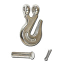 5 PC Marine 5/16" Stainless Steel Clevis Grab Hook Towing Truck Tie Down 2,200 LBS