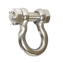 5 Pc SS 316 Stainless Steel Bolt Pin Bow Anchor Shackle 600 LB 3/16" Bow Diameter