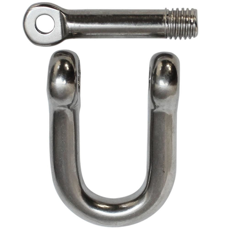 5 PC Stainless Steel 3/8" DEE Shackle D Paracord Anchor Rigging Marine Boat SS