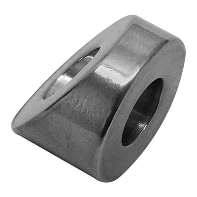 5 PCS 316 Stainless Steel 33 Degree Angled Washer Beveled for Cable Railing - 5/16 Cable