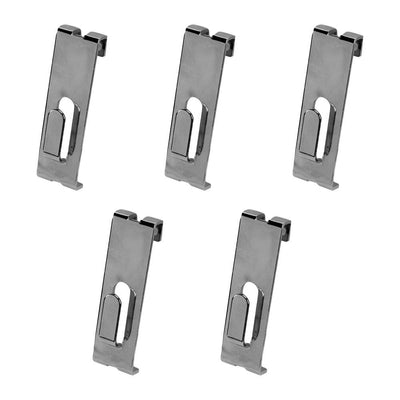 5 PCS Gridwall Utility Hook Grid wall Panel Display Picture Notch Chrome