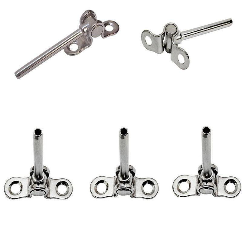 5 PCS Stainless Steel 3/16" Marine Deck Toggle Swage Stud Cable Railing Rail Rig