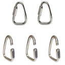 5 PCS Stainless Steel 3/8" Marine Triangle Quick Link 2220 LBS Boat Rig