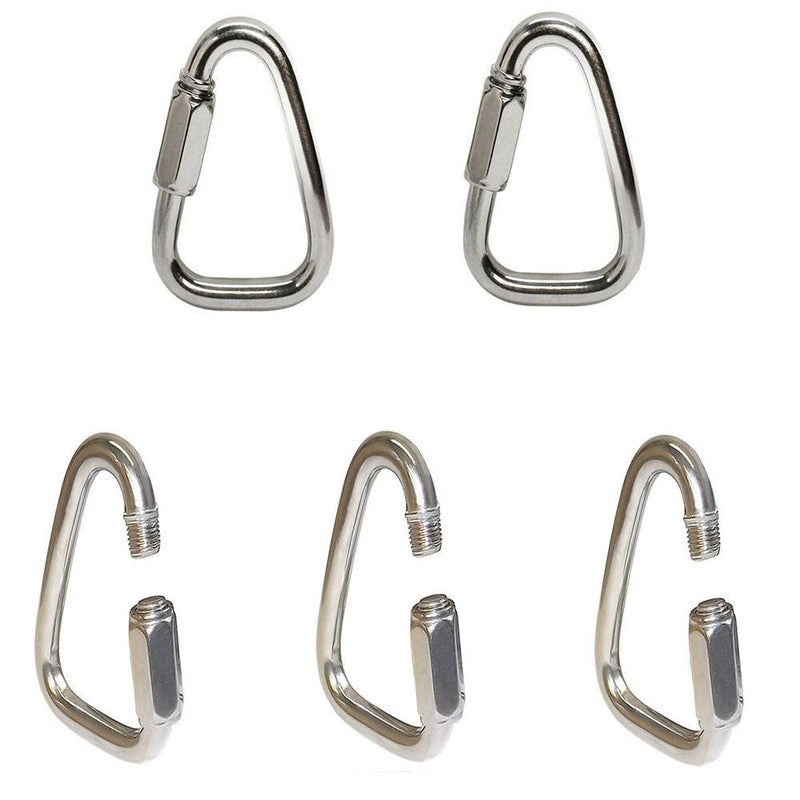 5 PCS Stainless Steel 5/16" Marine Triangle Quick Link 1760 LBS Boat Rig