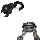 5 Ton 3/8" Chain Hoist, Manual Lift Winch Puller Block with Pulley Come Along for Garage, Shop & Industrial Use