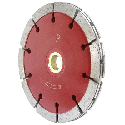 5" x 0.375" x 5/8-7/8" Premium Triple Sandwich Tuck Point Saw Blade Mortar Diamond Blade for Dry/Wet Use