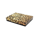 5-3/8" x 3-7/8" x 1" Jewelry Gift Boxes Cotton Filled Batting Cardboard Box Leopard Print Set 100 PC