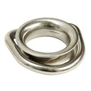5/16'' Stainless Steel Marine Boat D ring Thimble Round Shave Wire Rope