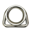 5/16'' Stainless Steel Marine Boat D ring Thimble Round Shave Wire Rope