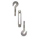 5/8 x 12" Turnbuckle Hook Hook Galvanized Steel 2250 LBS Marine Boat Shade Sail