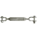 5/8" x 12" Jaw Jaw Turnbuckle Stainless Steel 316 Working Load Limit 2800 LBs