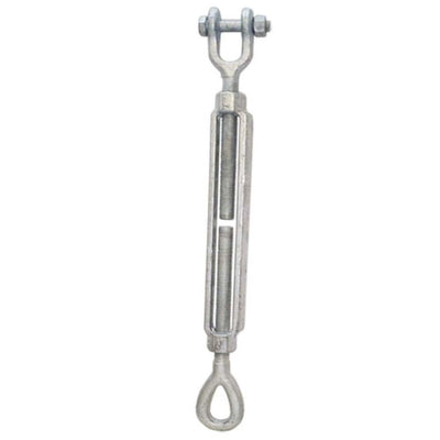 5/8'' x 6'' Turnbuckle JAW EYE Pulley Galvanized Drop Forge Lifting Rigging