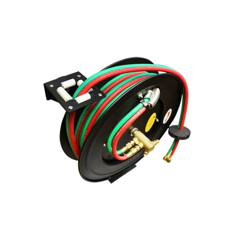 50 FT Oxygen Acetylene Welding Retractable Air Hose Reel