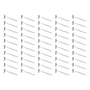 50 PC 12" Chrome Long Grid Wall Metal Hooks Display For Use W/ Gridwall Panels