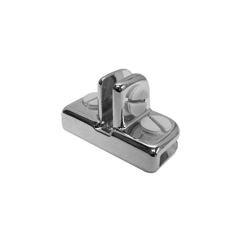 50 Pc 3 Way Inside Shelf Connector Chrome Clip 3/16&