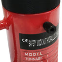 50 Ton 6" Stroke Single Acting Hydraulic Cylinder Lifting Jack Ram 10" Closed Height W/ Lock Nut