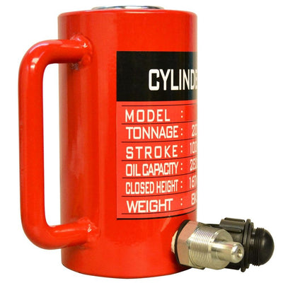 50 Ton Hydraulic Cylinder 3.93" (100mm) Stroke 175mm Closed Height Lift Jack Pressure Pump