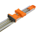 50" Aluminum Clamp Straight Edge Cut Guide Jig Saw Extention Bar Locking Handle Circular Saw Cut Ruler Tool
