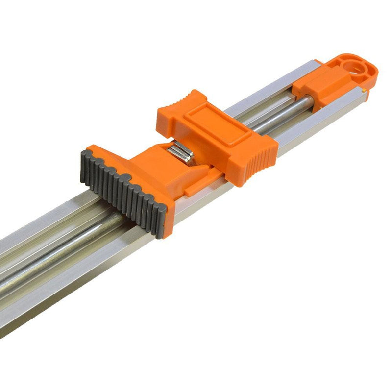 50" Aluminum Clamp Straight Edge Cut Guide Jig Saw Extention Bar Locking Handle Circular Saw Cut Ruler Tool