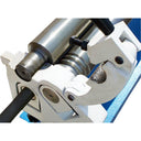 Sheet metal forming roller with 3-wire grooves and 16 gauge capacity.