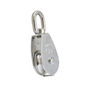 50mm Stainless Steel Single Sheave Swivel Eye Pulley Marine Rigging Hoist Lift  800 Lb Cap