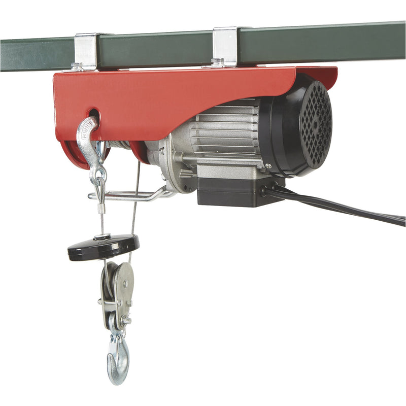 510W Electric Wire Rope Cable Hoist Lift Pulley 220 lb / 440lb