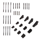52 PC Clamping Kit T-Slot 5/8" End Clamp Flange Coupling Nut Step Block Set