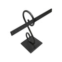 7'' High Raw Steel Earring Display Stand Retail Store Fixture Holds 6 Pairs, Industrial Jewelry Rack for Stud & Dangle Earrings