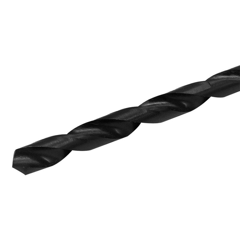6 PC Straight Shank Drill Set 10mm Black Oxide Standard HSS Jobber Length Twist Drilling Tools