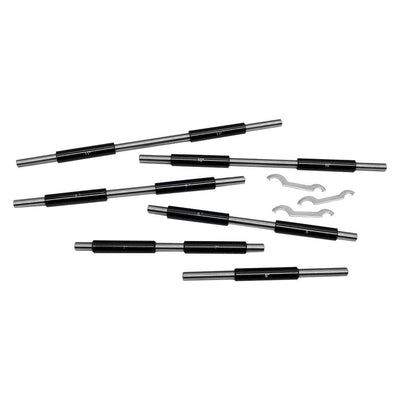 6 Pcs Outside Micrometer Precision Machinist Tool Set 6-7''/7-8''/8-9’’/9-10''/10-11''/11-12'',0.0001" Graduation