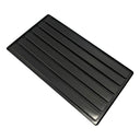 6 Slot Black Flocked Jewelry Tray Insert – Plastic Display Organizer for Bracelets, Necklaces & Pendants, Retail Showcase