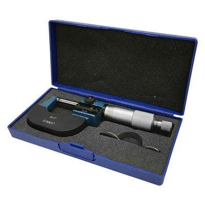 1" Digit Outside Micrometer, 0.0001'' Graduation with Ratchet Stop