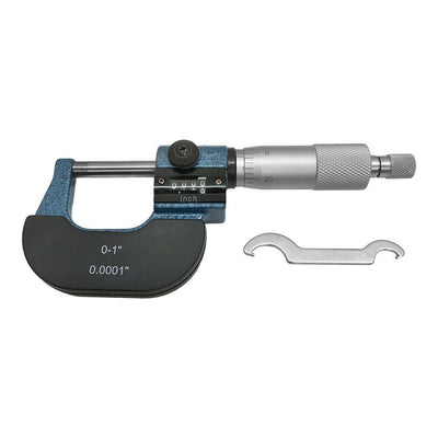 1" Digit Outside Micrometer, 0.0001'' Graduation with Ratchet Stop