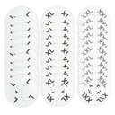 60 PC Clothing Rack Sizes Marks Dividers Ring Hangers  XS S M L XL XXL White Plastic Round Retail Store