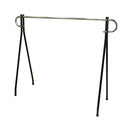 62"x 19"x 64" Black Single Rail Clothing Rack, Garment Display Stand for Retail Store & Home Closet Organization