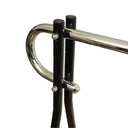 62"x 19"x 64" Black Single Rail Clothing Rack, Garment Display Stand for Retail Store & Home Closet Organization