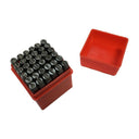36 Pc 6mm Vector Number & Capital Letter Punch Stamp Set – Steel Metal Marking Stamps for Jewelry, Ingot, Leather & Craft Projects