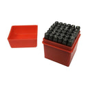 36 Pc 6mm Vector Number & Capital Letter Punch Stamp Set – Steel Metal Marking Stamps for Jewelry, Ingot, Leather & Craft Projects
