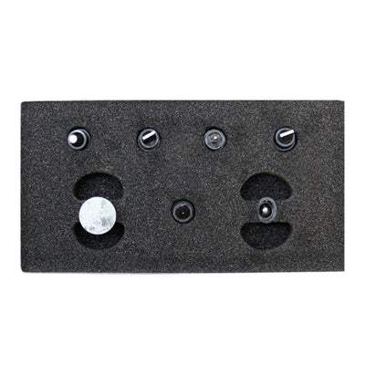 7 Piece Micrometer Tip Anvil Attachment Precision Set