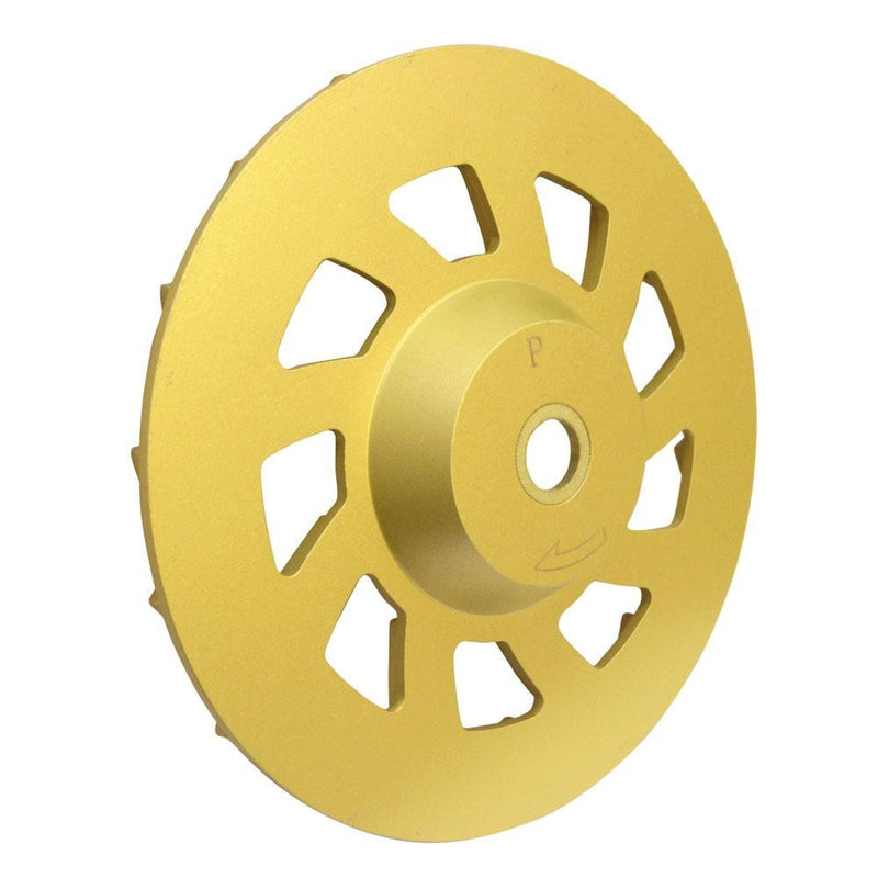 7" Hard Concrete Super Turbo Cup Wheel Grinder 18 segments 7/8" - 5/8" Masonry Grinding Plate