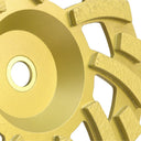 7" Hard Concrete Super Turbo Cup Wheel Grinder 18 segments 7/8" - 5/8" Masonry Grinding Plate