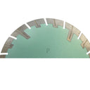 7" Turbo Segmented Saw Blade Concrete Brick General Purpose Cutting Insert WET DRY 0.090" Thickness 10mm Rim