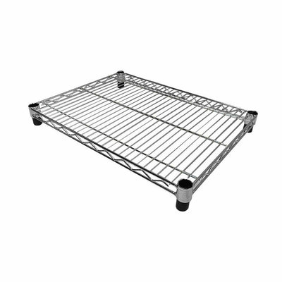 7''L x 12''W Metal Chrome Plated Wire Shelf Shelfing Rack Tier Layer Shelf Display Fixture