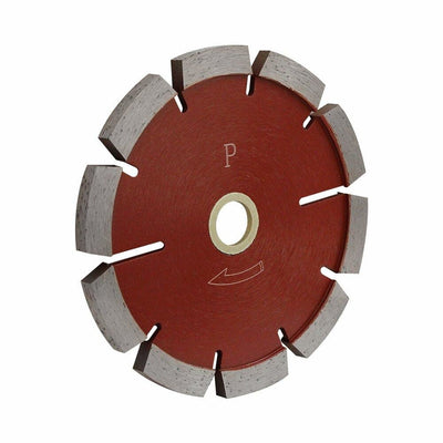 7/8''-5/8'' Arbor 5'' Premium Red Tuck Point Saw Blade Concrete Mortar Joint Removal