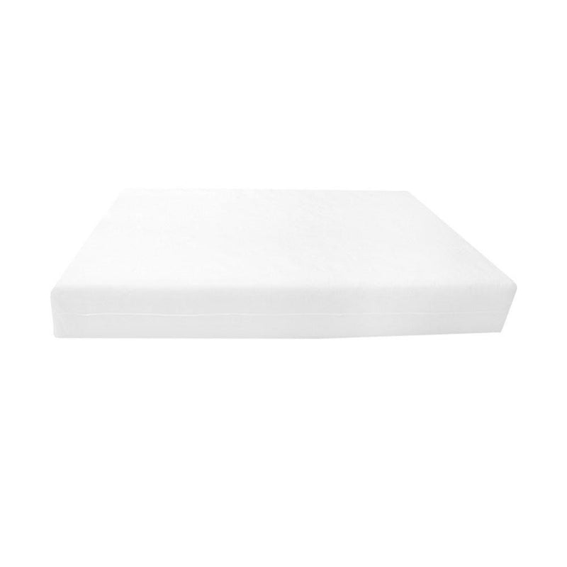75" x 54" x 6" FULL SIZE High Density 1.8 PCF Medium Firm Outdoor Daybed Foam Mattress