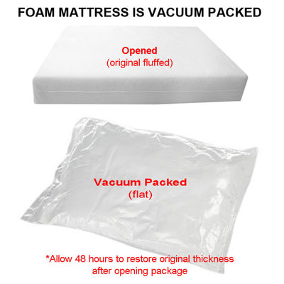 75" x 54" x 6" FULL SIZE High Density 1.8 PCF Medium Firm Outdoor Daybed Foam Mattress