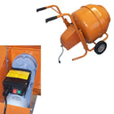 8 CU FT Wheel Barrow Portable Concrete Cement Mixer