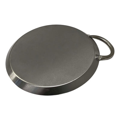 8'' Stainless Steel Round Serving Tray Tortilla Warmer With Handle