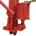 8 Ton Hydraulic Air Long Ram For Engine Hoist Bottom Adapter Plate Crane Jack